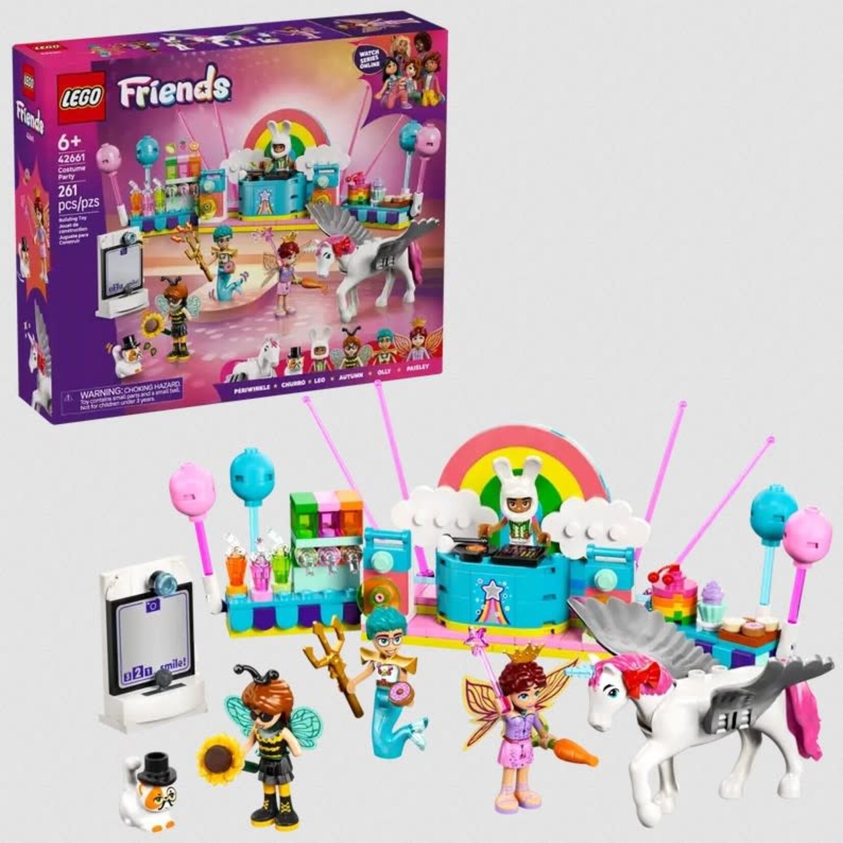 Lego Lego 42661 Friends - La fête costumée avec la licorne et la fée