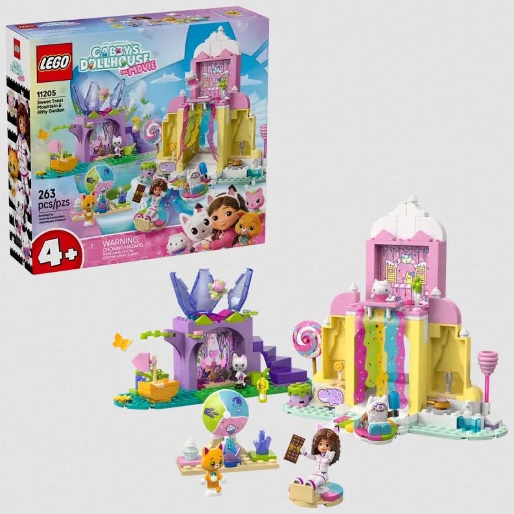 Lego Lego 11205 Gabby's Dollhouse - La montagne des friandises et le jardin de Fée Minette