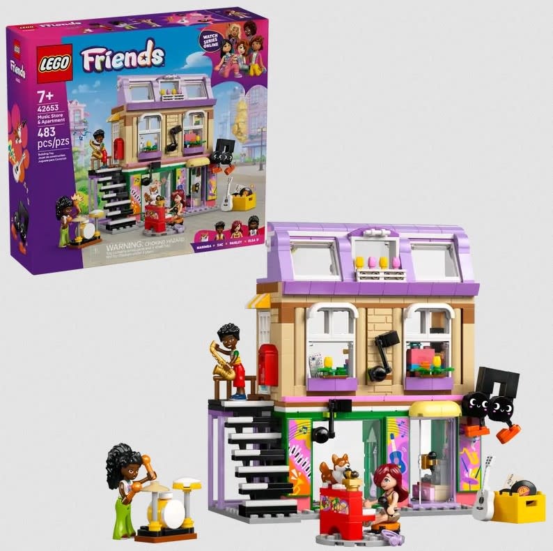 Lego Lego 42653 Friends - Le magasin de musique et l’appartement