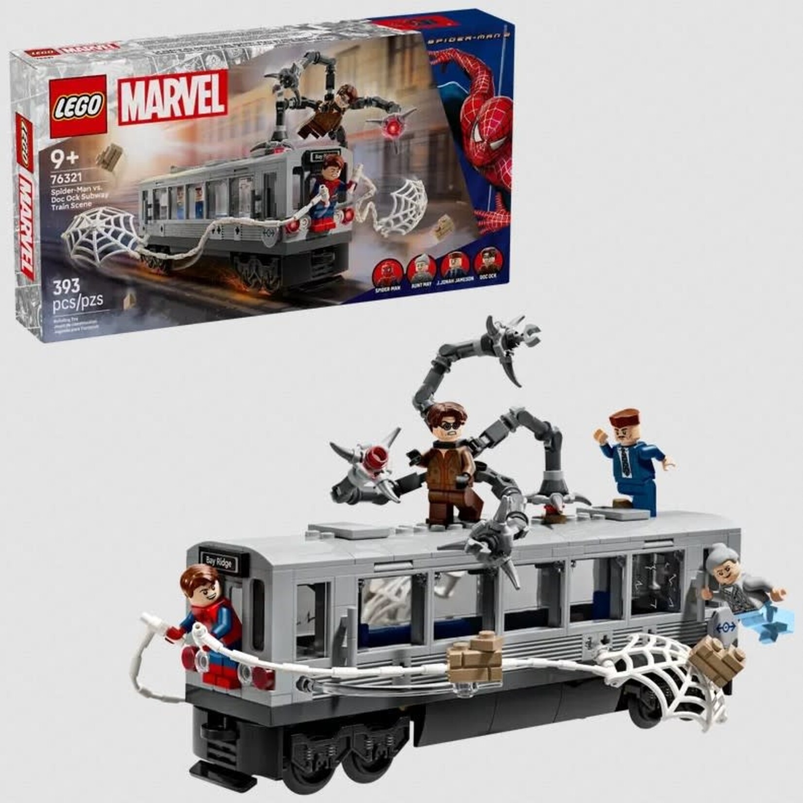 Lego Lego 76321 Marvel - La scène du métro avec Spider-Man et Doc Ock