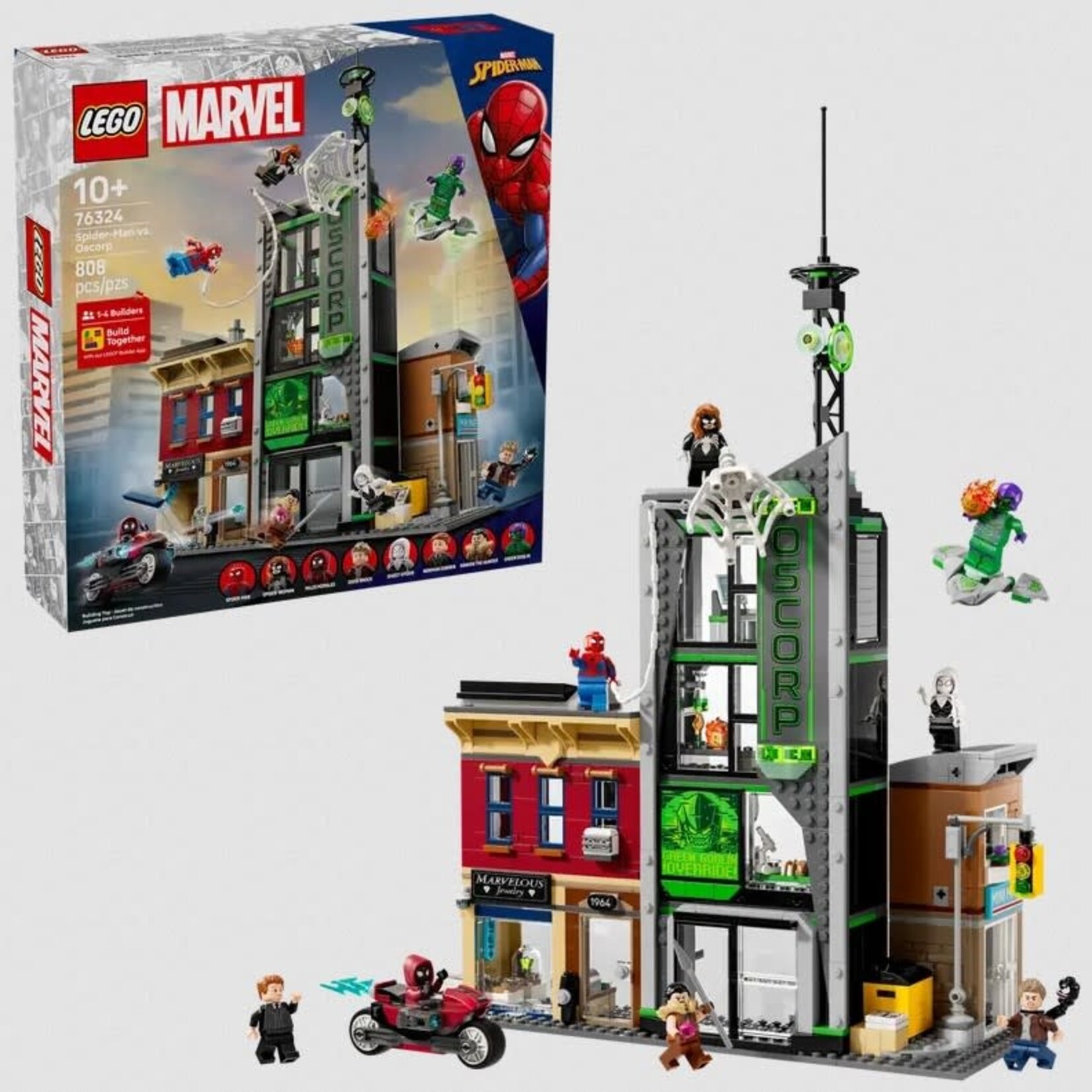 Lego Lego 76324 Marvel - Spider-Man contre Oscorp