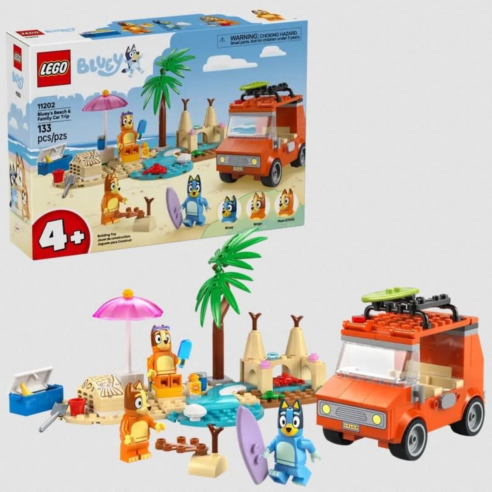 Lego Lego 11202 Bluey - L’escapade à la plage de la famille de Bluey