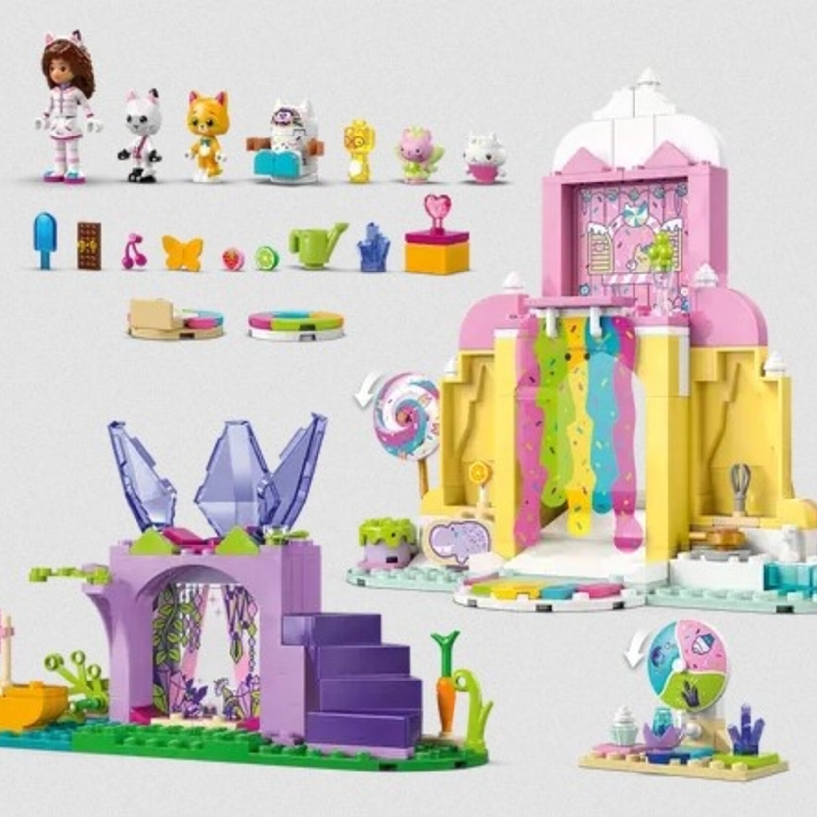 Lego Lego 11205 Gabby's Dollhouse - La montagne des friandises et le jardin de Fée Minette