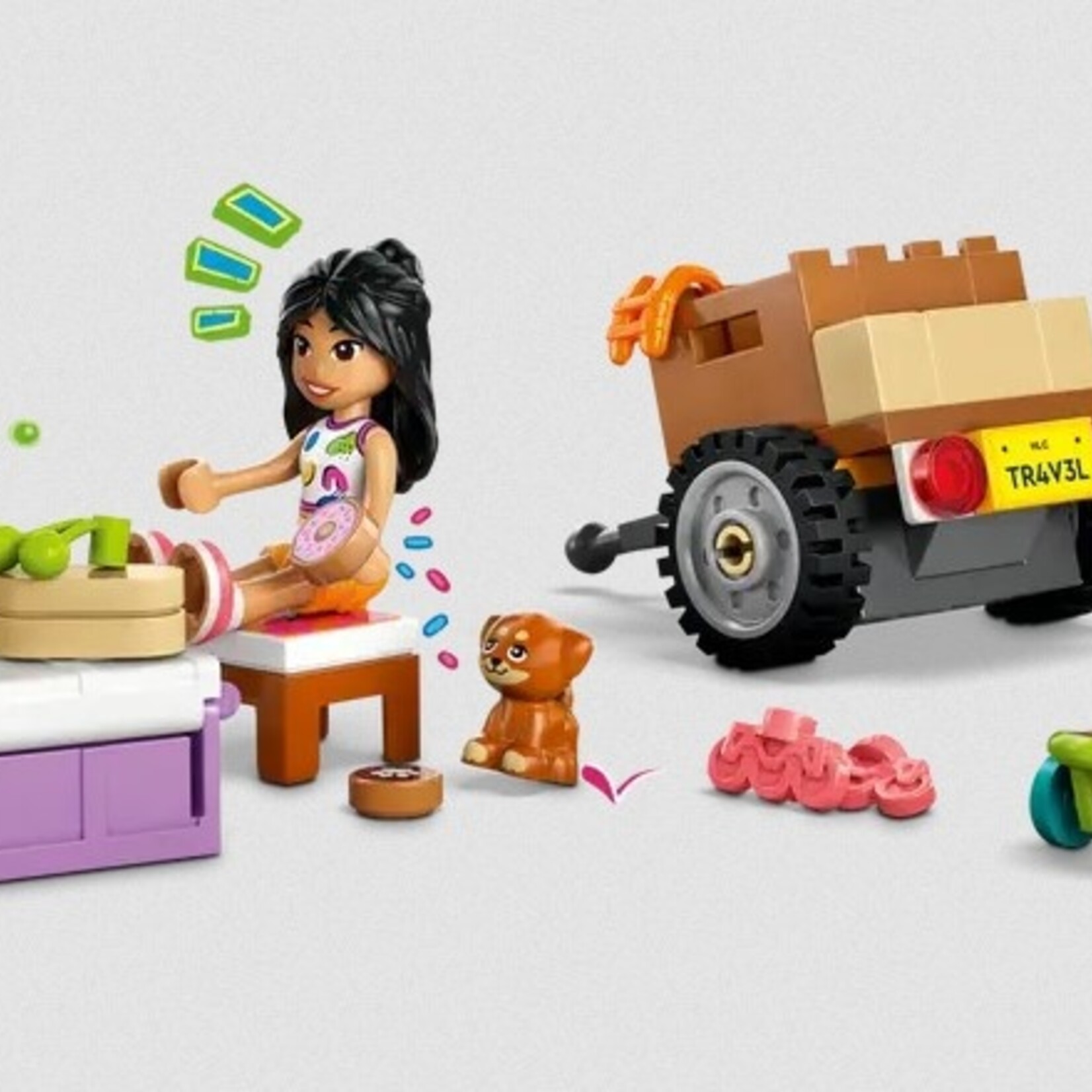 Lego Lego 42659 Friends - La voiture de voyage de l’amitié