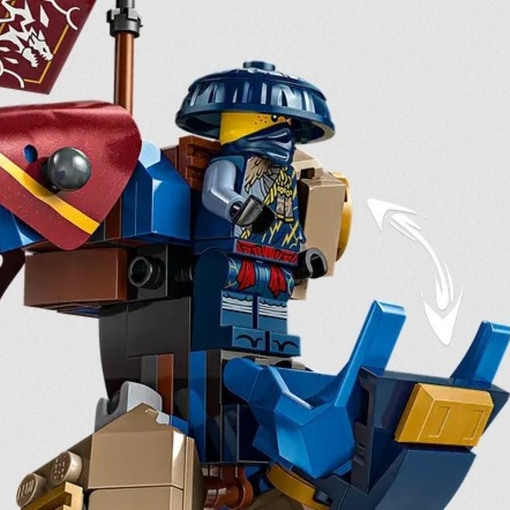 Lego Lego 71843 Ninjago - Le robot dragonnier de Rogue