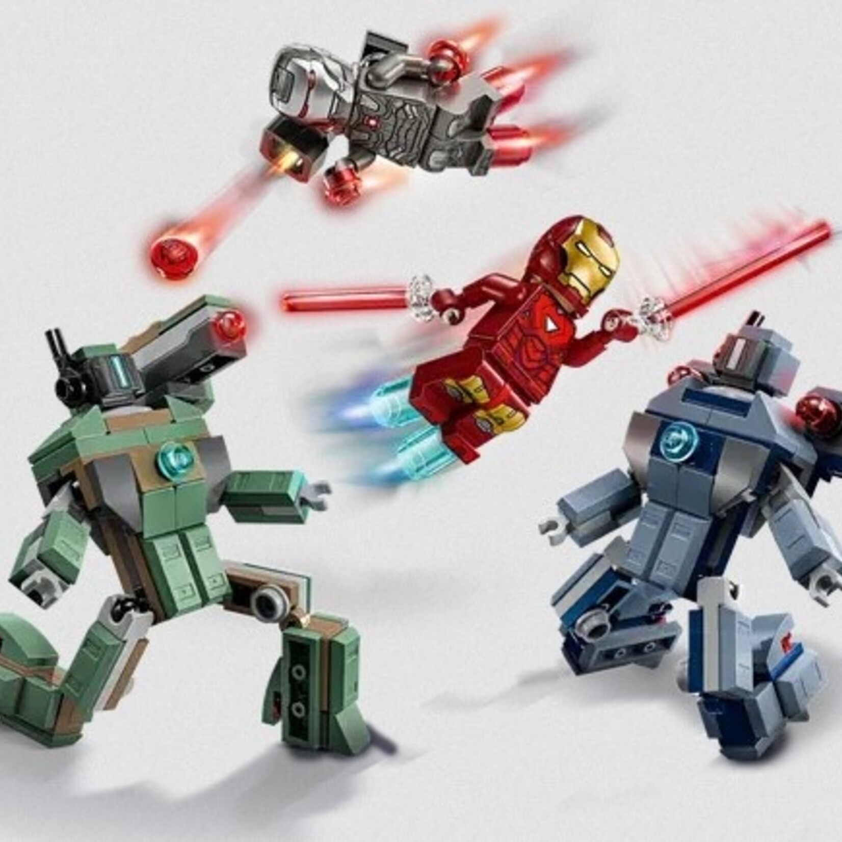 Lego Lego 76320 Marvel - Iron Man et War Machine contre les Hammer Drones