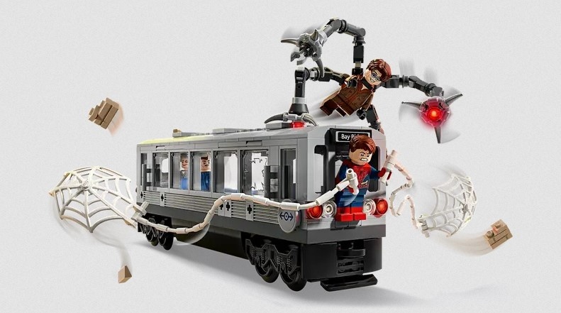 Lego Lego 76321 Marvel - La scène du métro avec Spider-Man et Doc Ock