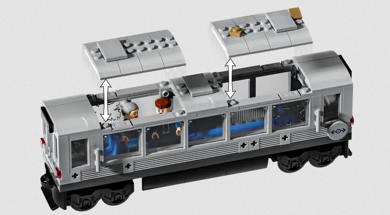 Lego Lego 76321 Marvel - La scène du métro avec Spider-Man et Doc Ock