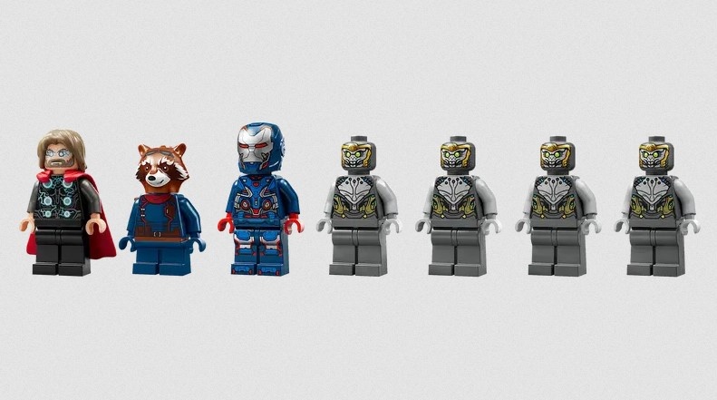 Lego Lego 76322 Marvel - Thor contre les Chitauri dans Avengers Phase finale