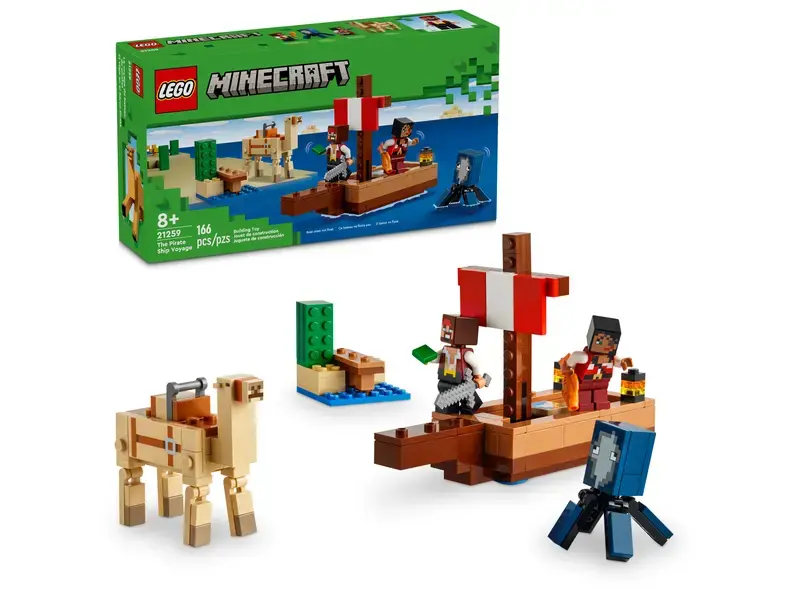 Lego Lego 21259 Minecraft - Le voyage du bateau de pirates