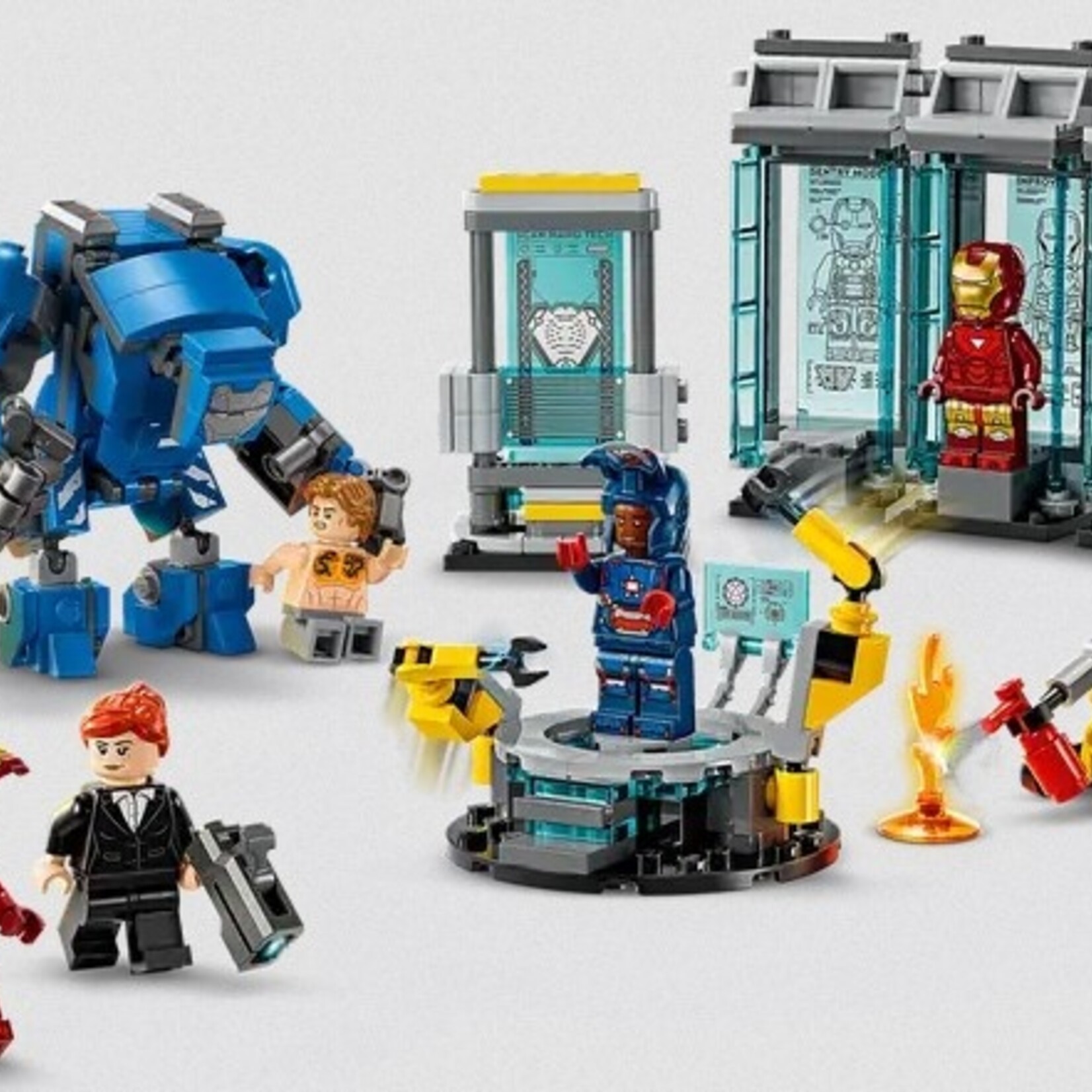 Lego Lego 76315 Marvel - Le Laboratoire d'Iron Man