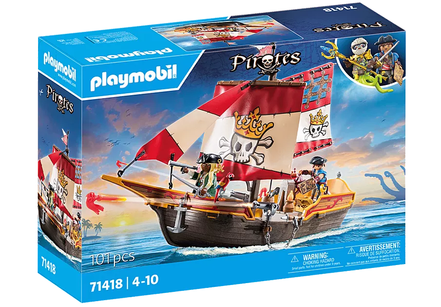 Playmobil Playmobil - 71418 Chaloupe avec 2 pirates et canons