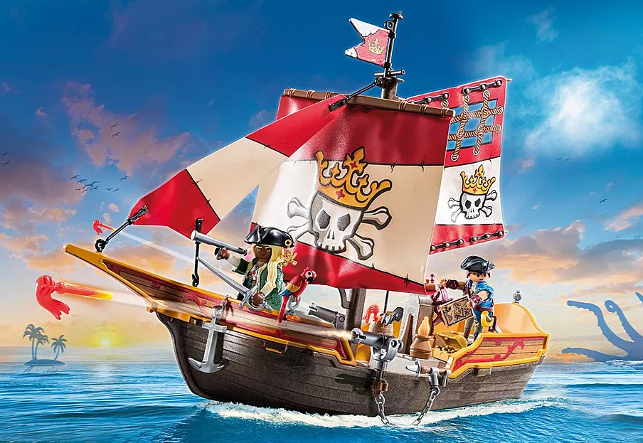 Playmobil Playmobil - 71418 Chaloupe avec 2 pirates et canons