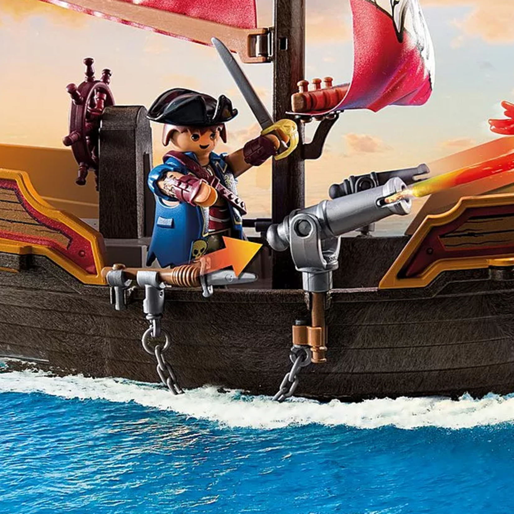 Playmobil Playmobil - 71418 Chaloupe avec 2 pirates et canons