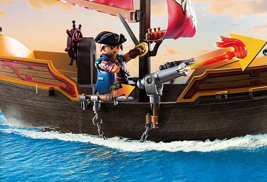 Playmobil Playmobil - 71418 Chaloupe avec 2 pirates et canons