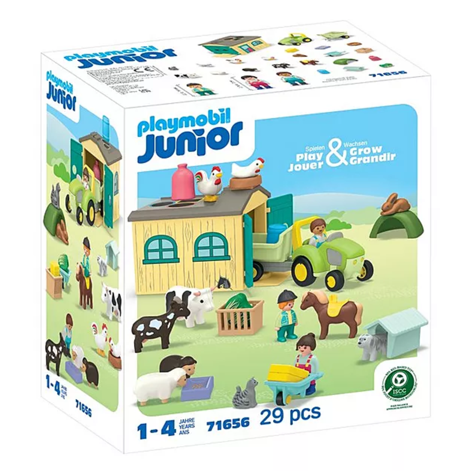 Playmobil Playmobil Junior - 71656 Ferme avec tracteur et animaux