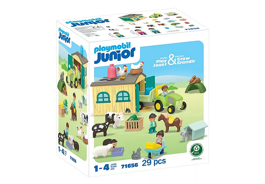 Playmobil Playmobil Junior - 71656 Ferme avec tracteur et animaux