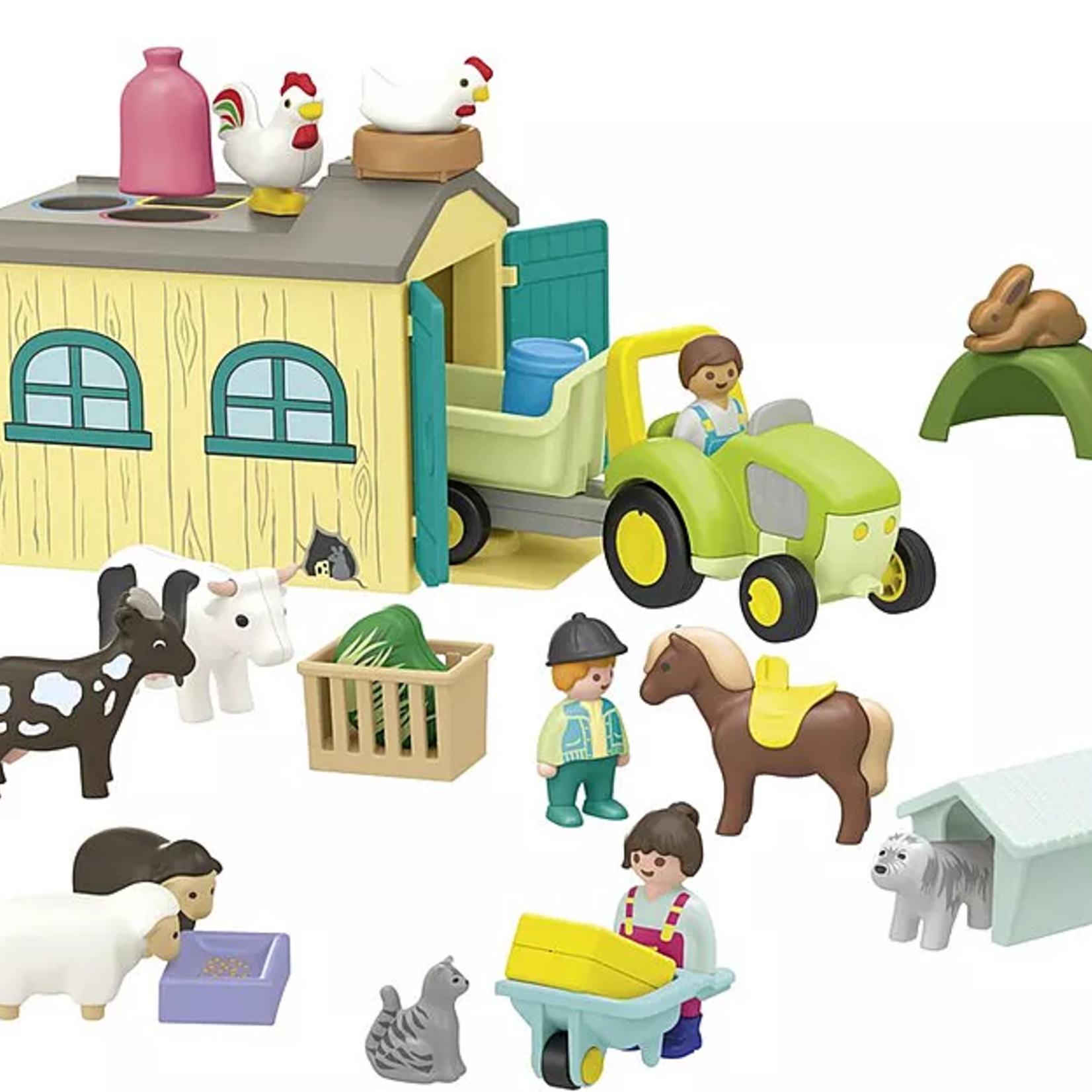 Playmobil Playmobil Junior - 71656 Ferme avec tracteur et animaux