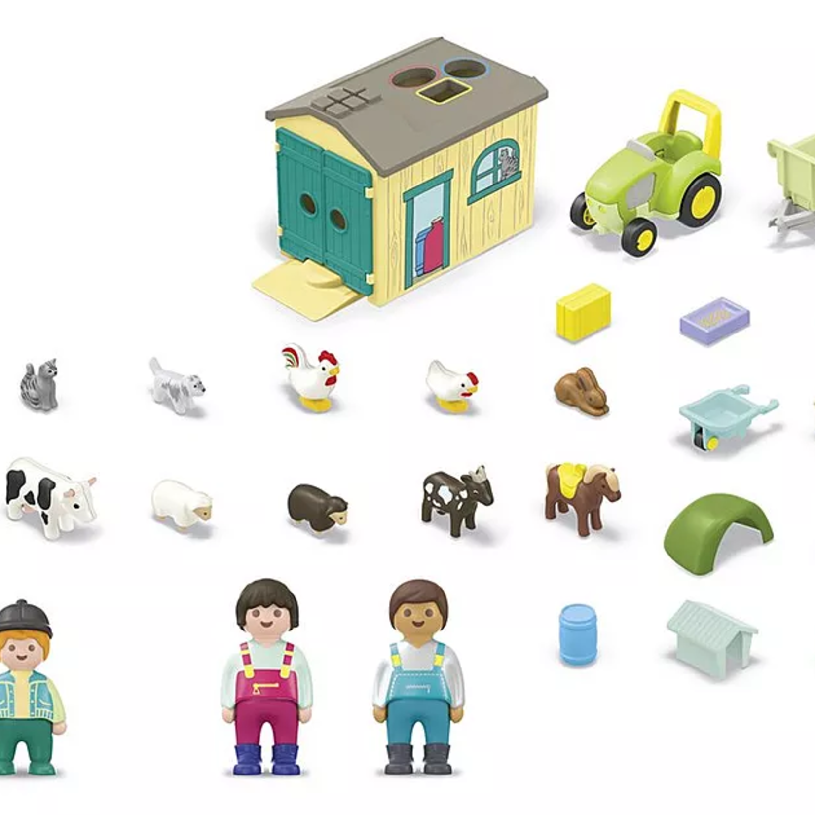 Playmobil Playmobil Junior - 71656 Ferme avec tracteur et animaux