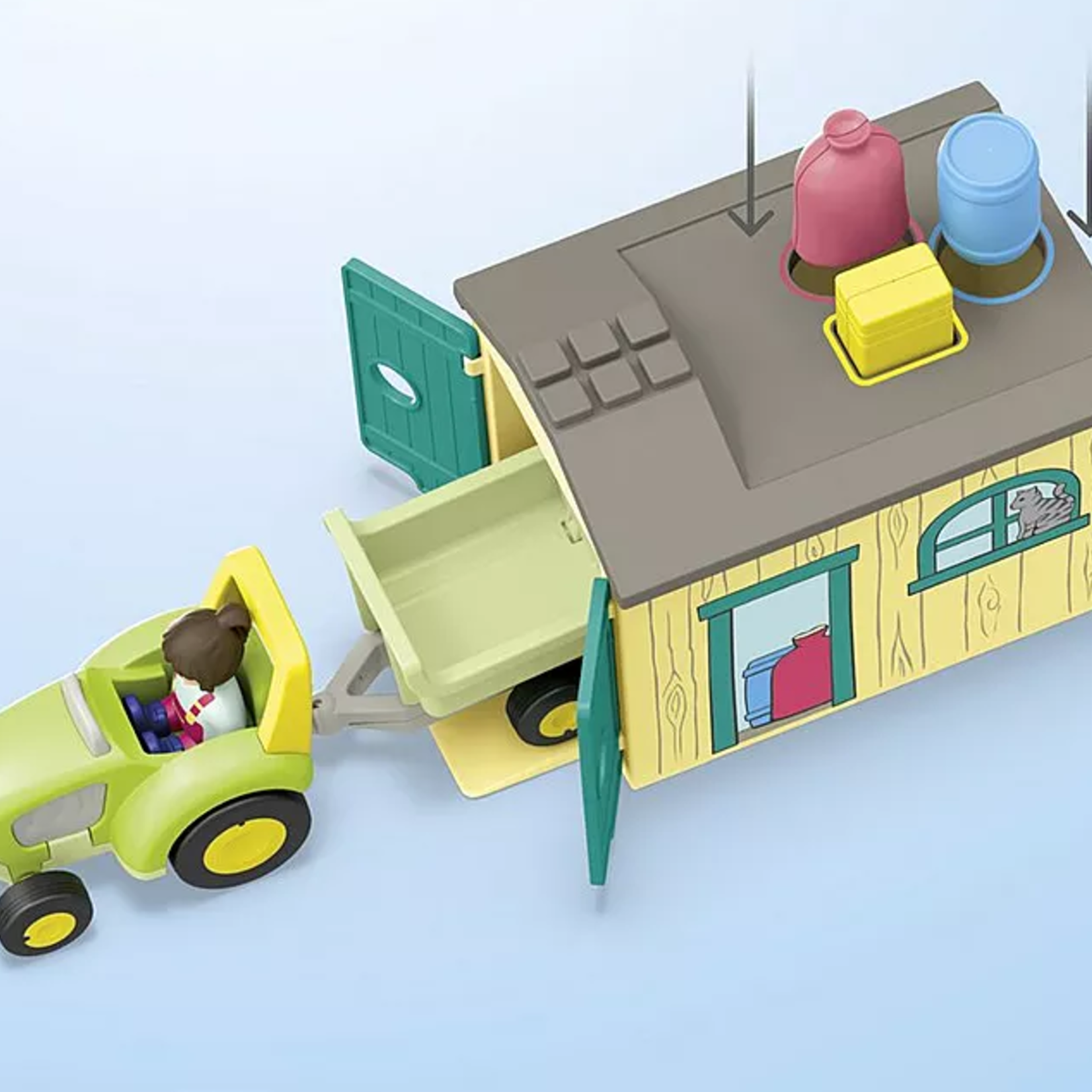 Playmobil Playmobil Junior - 71656 Ferme avec tracteur et animaux