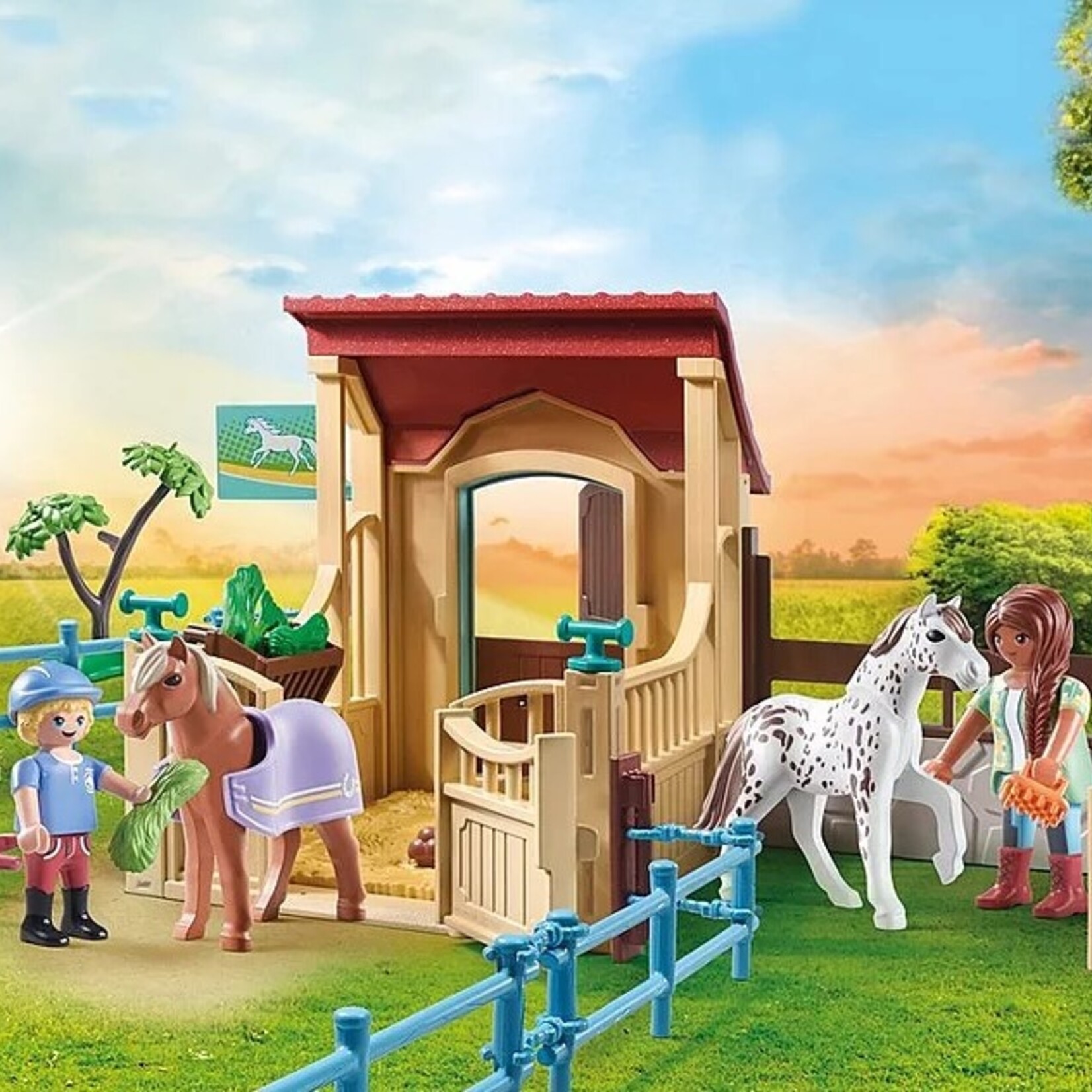 Playmobil Playmobil - 71494 Cavalière avec box et poney