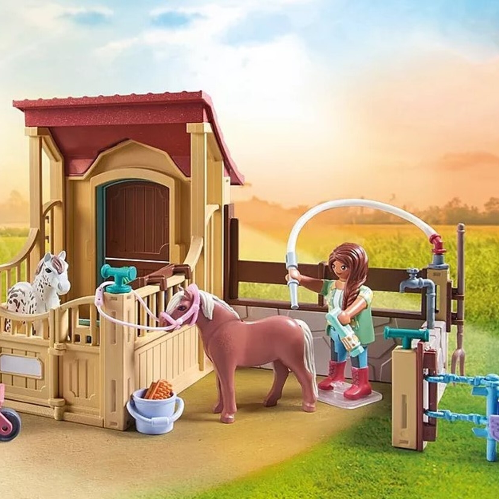 Playmobil Playmobil - 71494 Cavalière avec box et poney