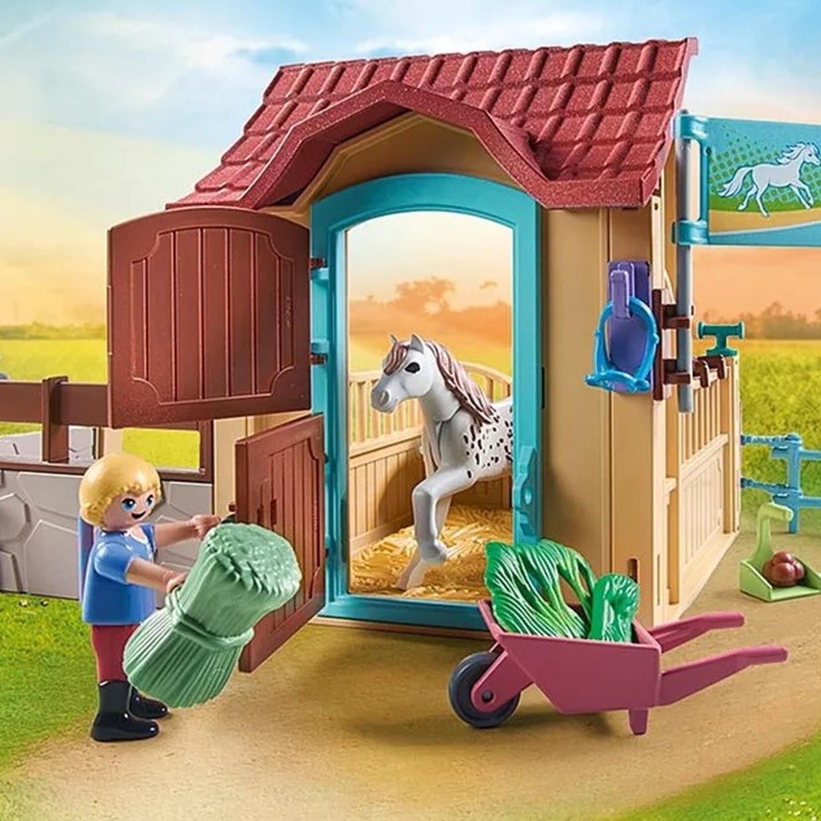 Playmobil Playmobil - 71494 Cavalière avec box et poney