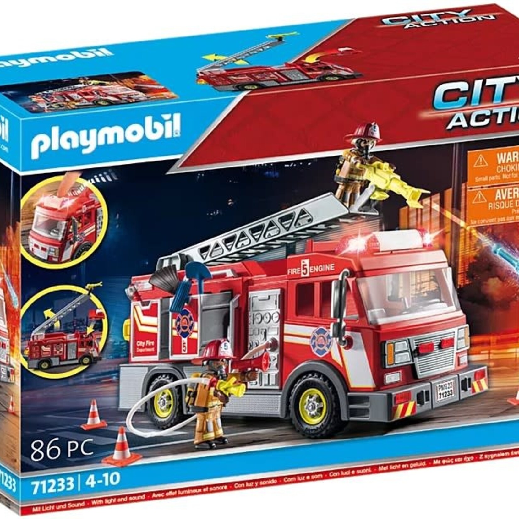 Playmobil Playmobil - 71233 Camion de Pompier