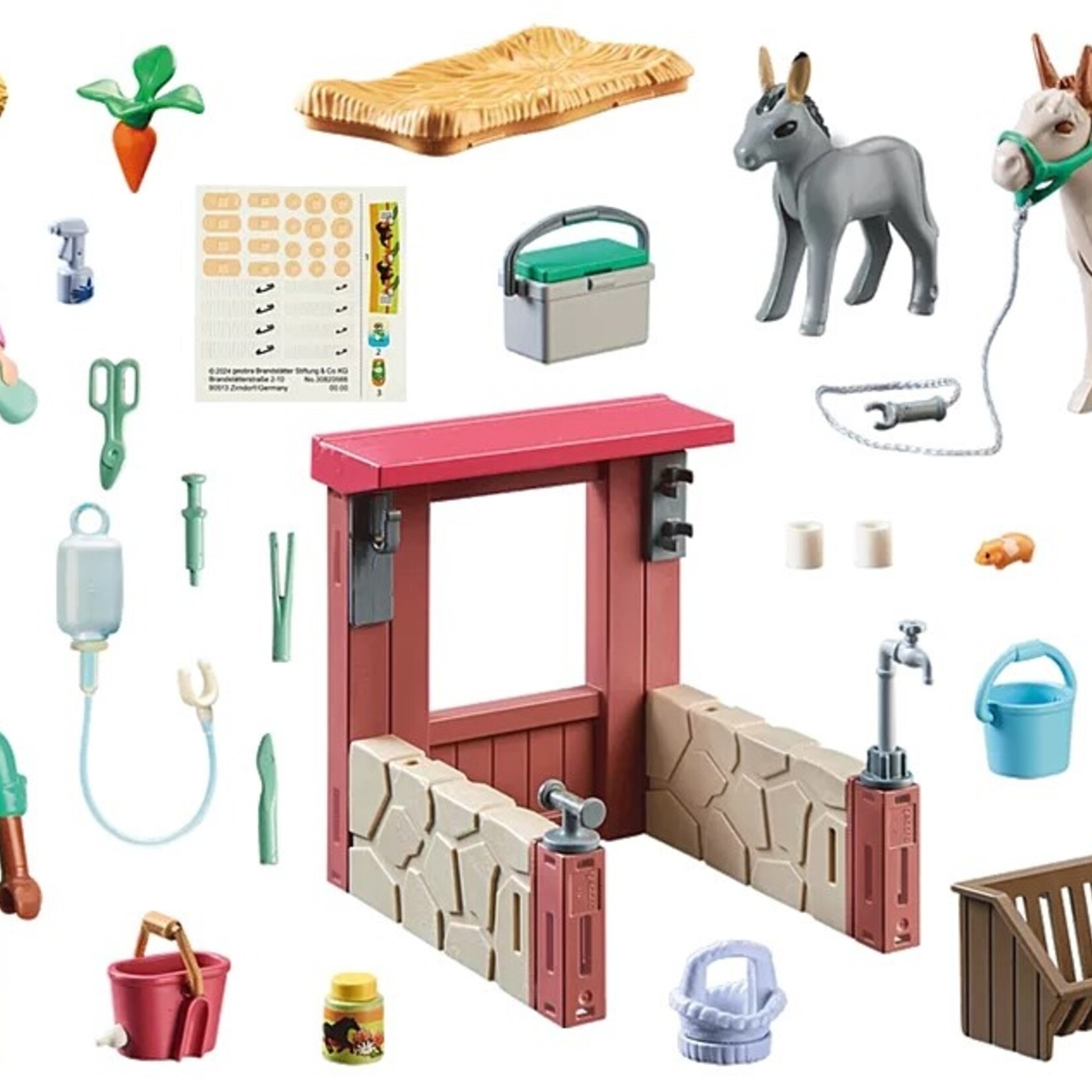 Playmobil Playmobil - 71471 Vétérinaire avec animaux de la ferme