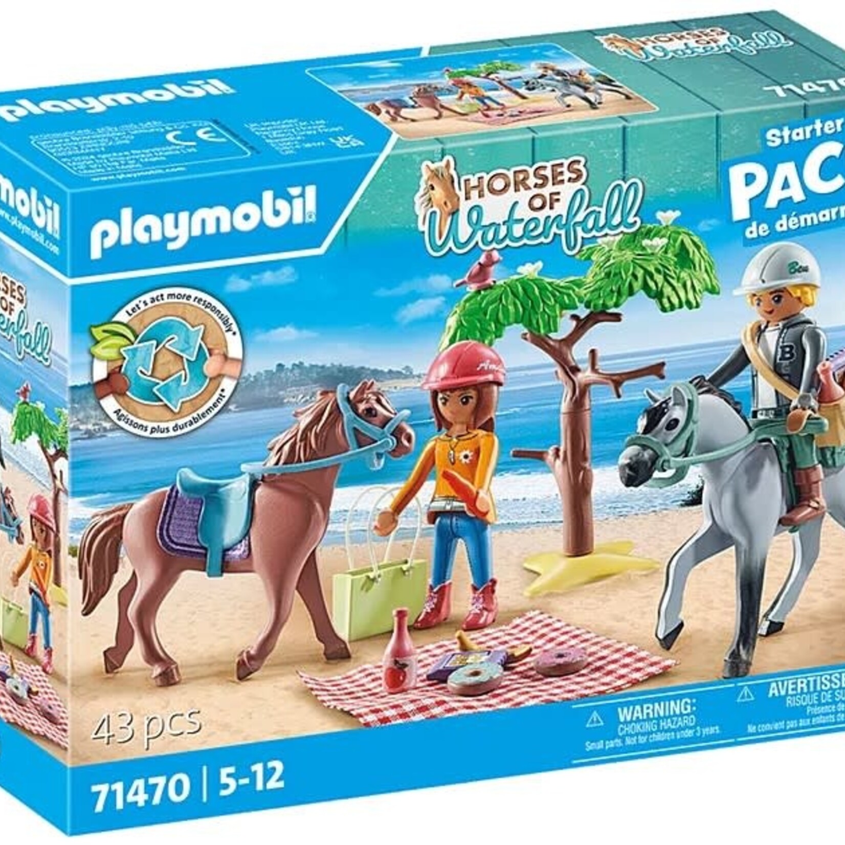 Playmobil Playmobil - 71470 Amélia et Ben avec chevaux