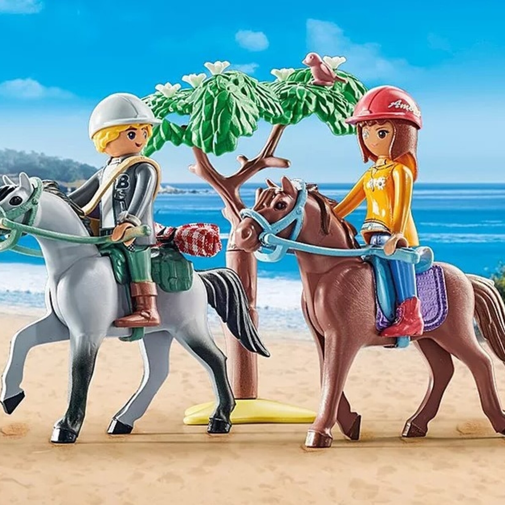 Playmobil Playmobil - 71470 Amélia et Ben avec chevaux