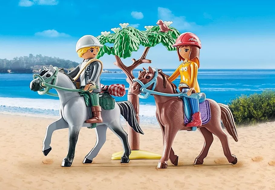 Playmobil Playmobil - 71470 Amélia et Ben avec chevaux