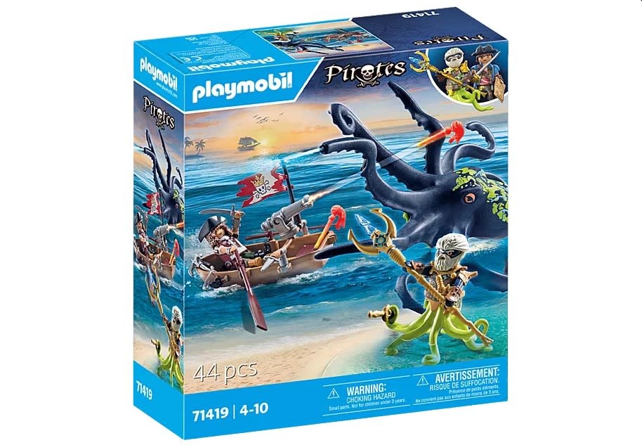 Playmobil Playmobil - 71419 Pirate avec Pieuvre géante