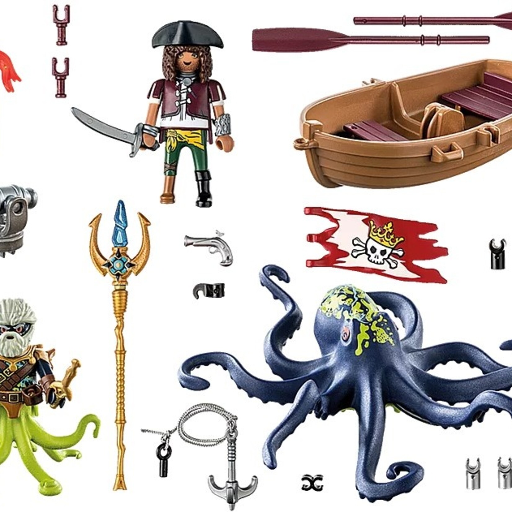 Playmobil Playmobil - 71419 Pirate avec Pieuvre géante