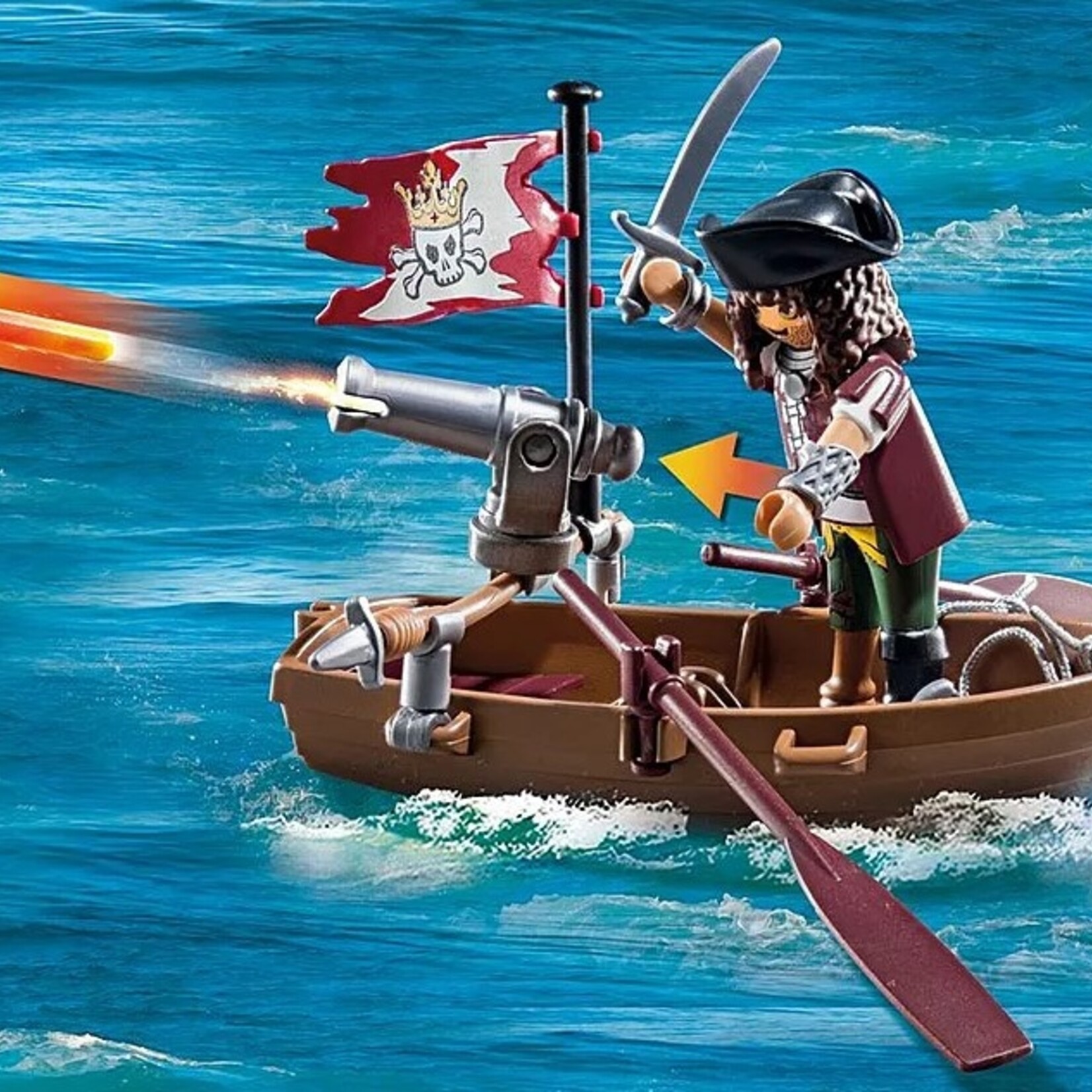 Playmobil Playmobil - 71419 Pirate avec Pieuvre géante