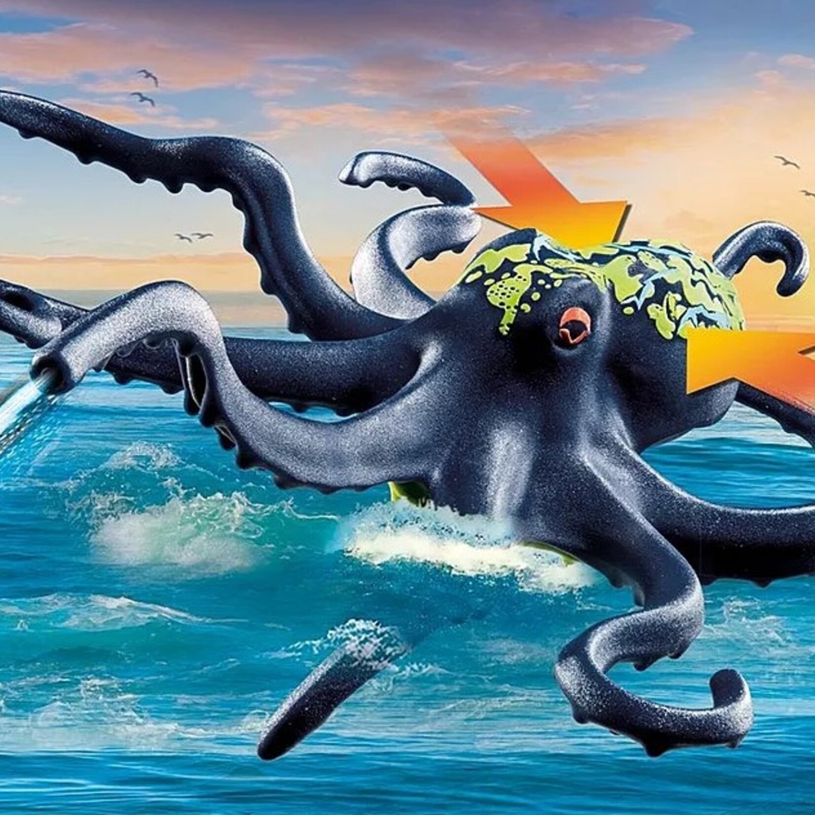 Playmobil Playmobil - 71419 Pirate avec Pieuvre géante