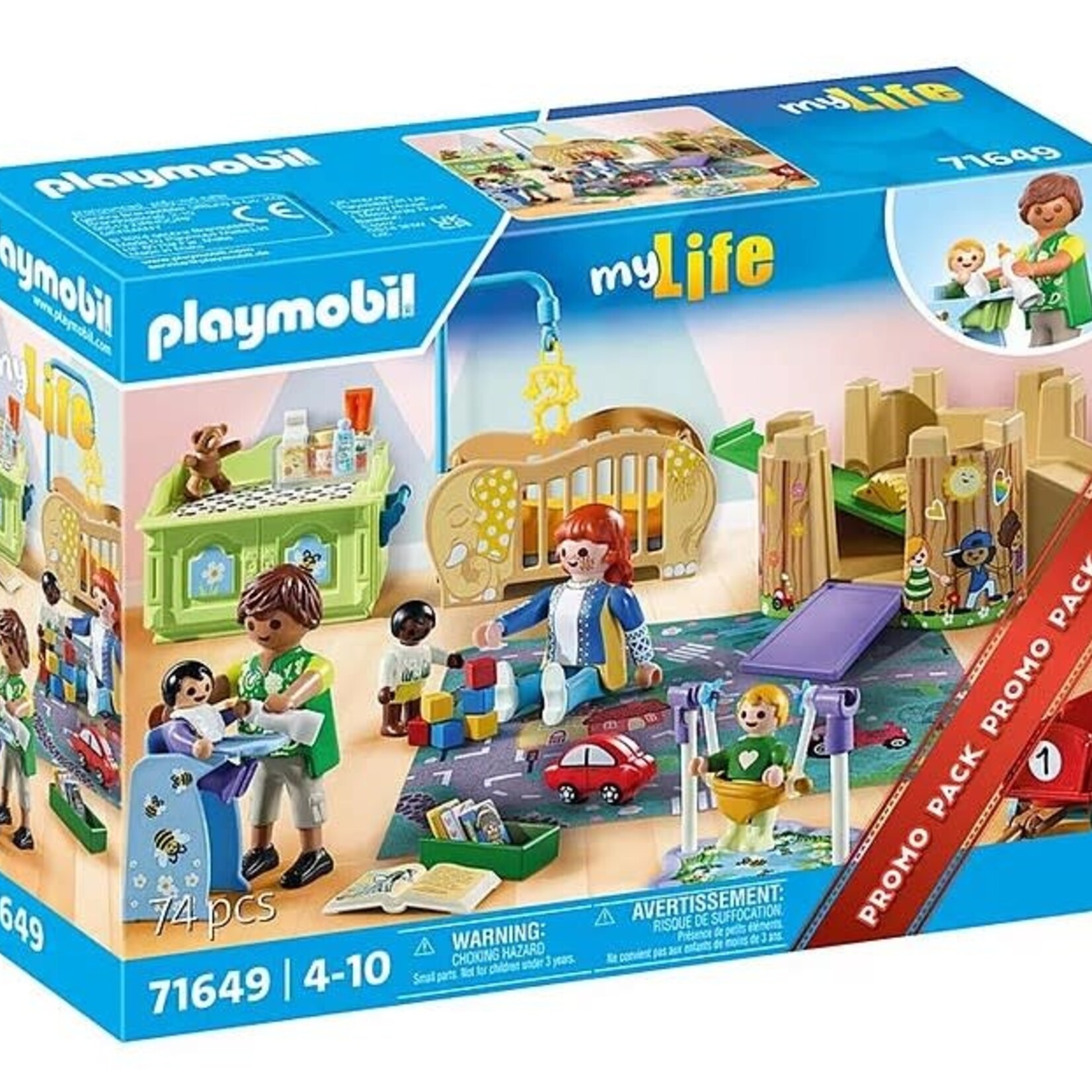 Playmobil Playmobil - 71649 Assistante maternelle et bébés