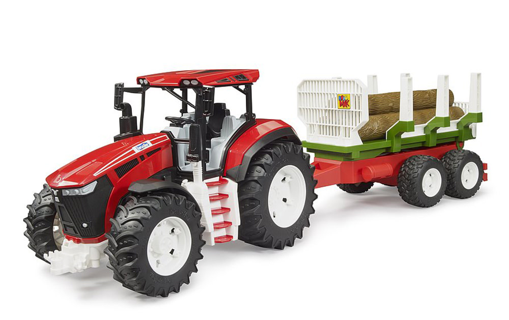 Bruder Bruder - Roadmax - Tracteur avec Remorque à bois