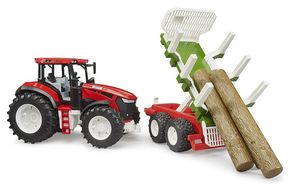 Bruder Bruder - Roadmax - Tracteur avec Remorque à bois