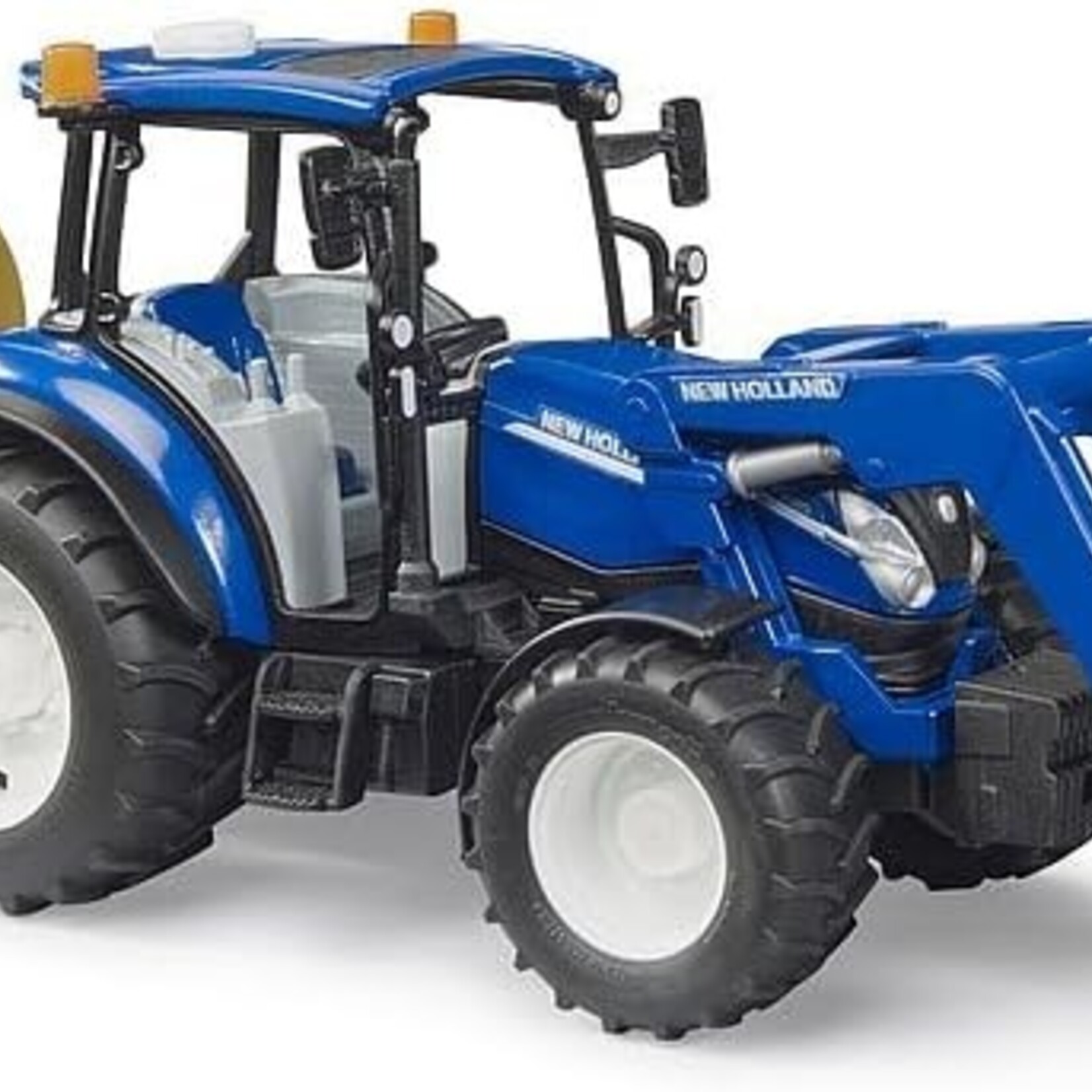 Bruder Bruder - New Holland Powerstar T5.120 With Load Box/Bale/Forks