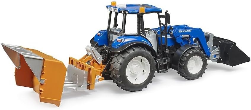Bruder Bruder - New Holland Powerstar T5.120 With Load Box/Bale/Forks