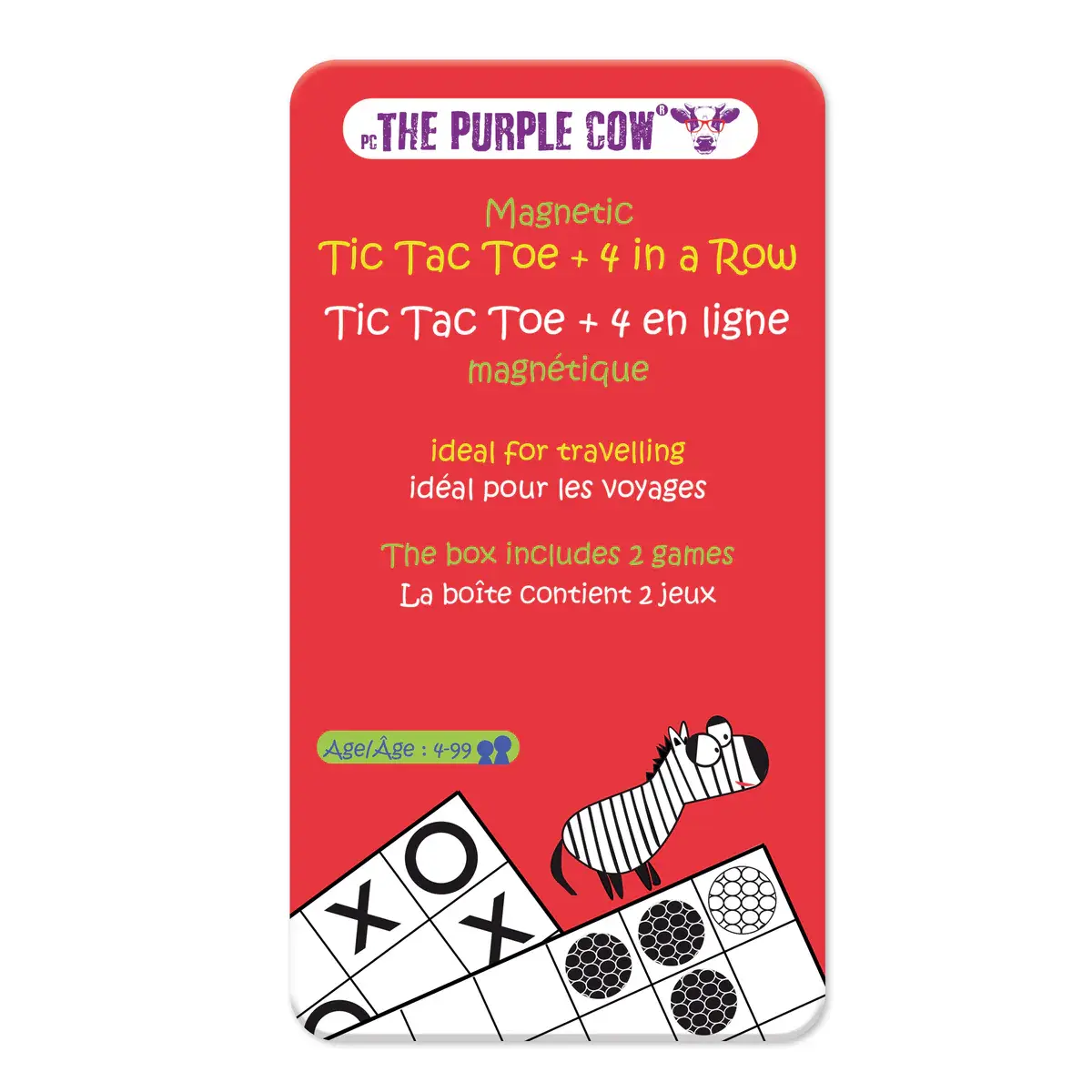 Jeu Magnétique - Tic Tac Toe + 4 en ligne