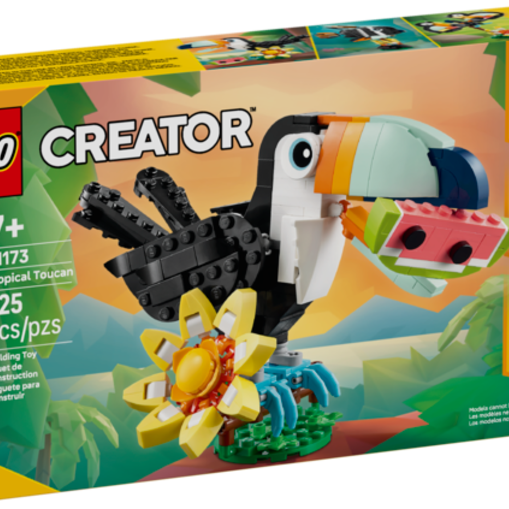 Lego Lego 31173 Creator - Les animaux sauvages - le toucan tropical