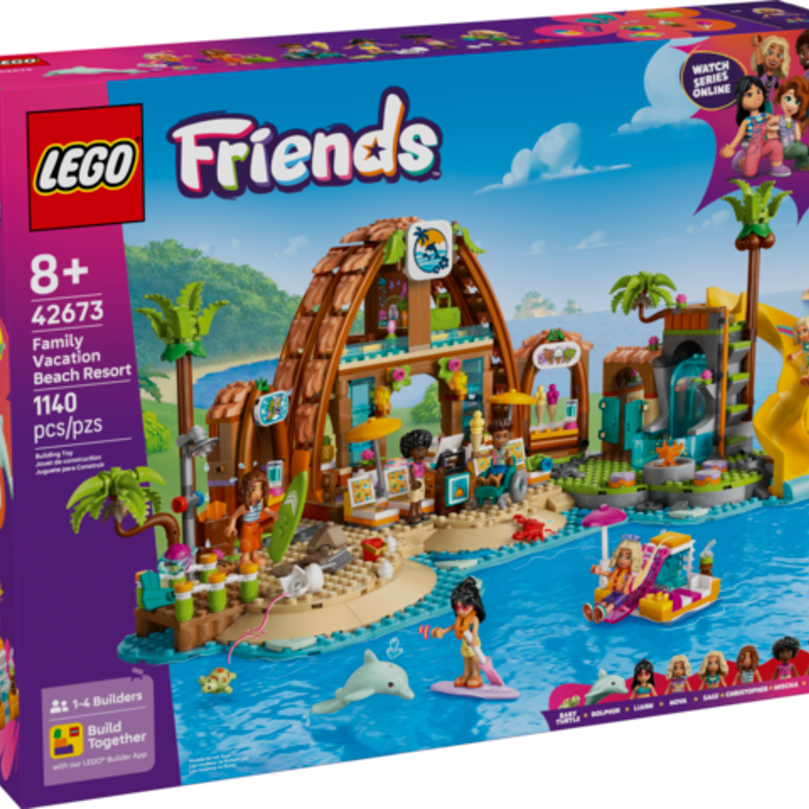Lego Lego 42673 Friends - Les vacances en famille au bord de la mer