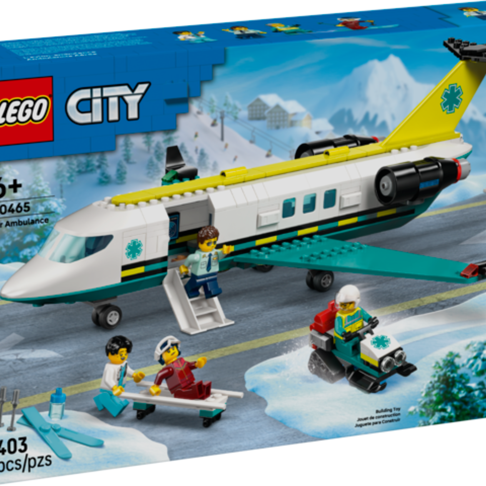Lego Lego 60465 City - L’avion-ambulance d’urgence