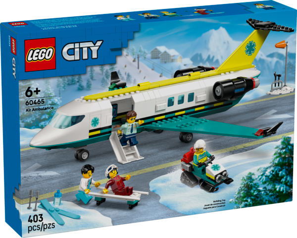 Lego Lego 60465 City - L’avion-ambulance d’urgence