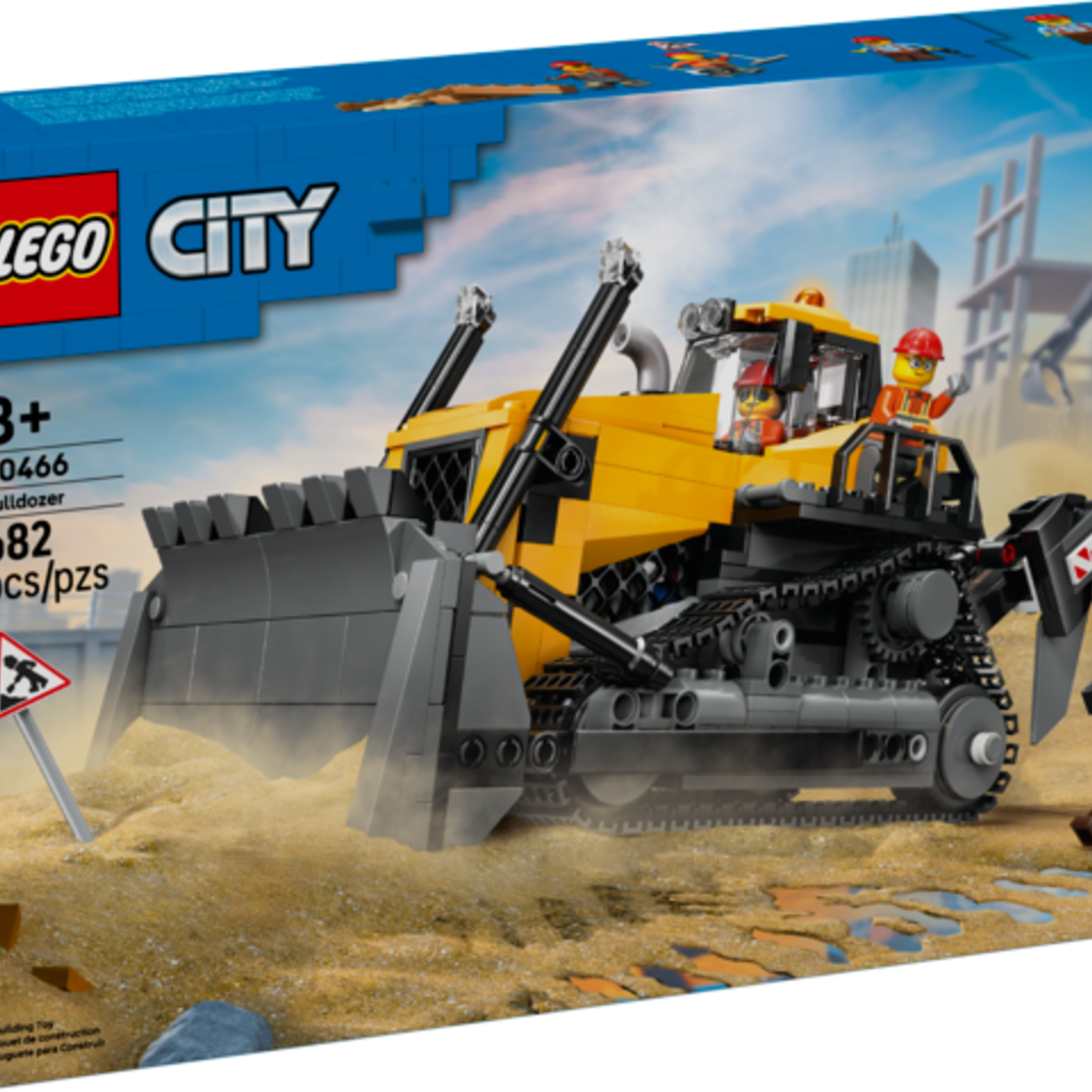 Lego Lego 60466 City - Le bulldozer jaune