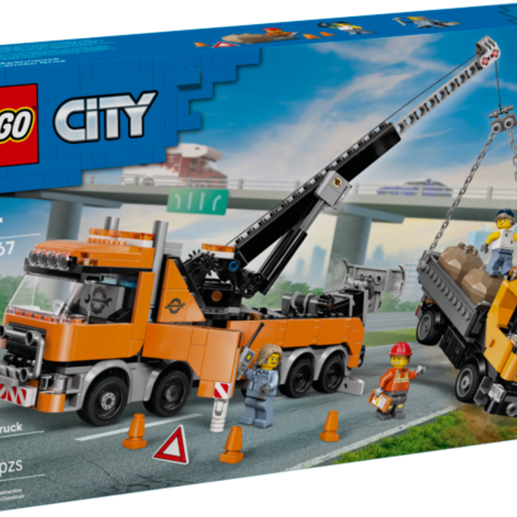 Lego Lego 60467 City - La dépanneuse robuste avec grue