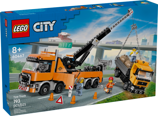 Lego Lego 60467 City - La dépanneuse robuste avec grue