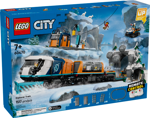 Lego Lego 60470 City - Le train d’exploration de l’Arctique